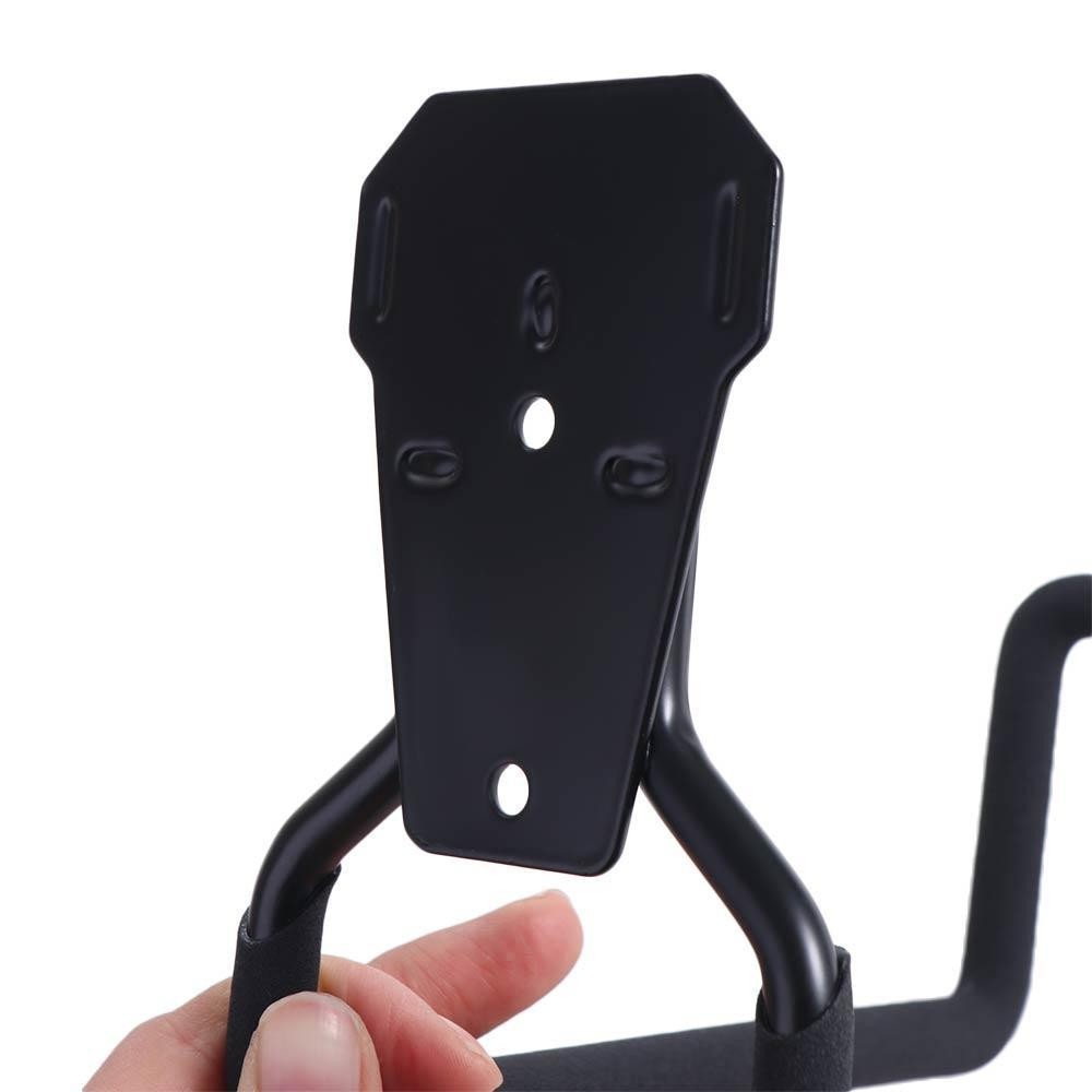 Giá đỡ móc ống JSJJING, Giá lưu trữ ống nước bằng sắt đen, Dụng cụ sắp xếp vòi nước chống gỉ Chịu tải mạnh Giá đỡ ống kim loại treo tường cho ống thủy lực không khí