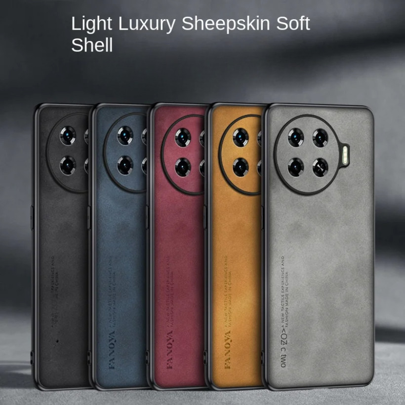 Ốp điện thoại Tecno Spark 20 Pro Plus KJ7 Da PU Bề mặt cứng PC Ốp điện thoại chống sốc Matte Phone Case cho Tecno Spark 20 Pro Plus