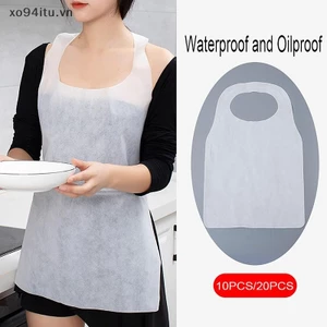 Xoitu 10 Chiếc Tạp Dề Dùng Một Lần Cho Lẩu Chống Dầu Chống Bẩn Tạp Dề Người Lớn Di Động Vệ Sinh Nấu Ăn Không Dệt Chống Thấm Nước Delanta VN