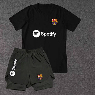2425 Champions League New Real Madrid Same Summer Football Training Sports Suit Running Quick-Drying T-shirt Shorts KtMq