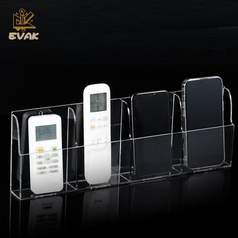 Alittlesetrtu Acrylic TV Điều Hòa Điều Khiển Từ Xa Giá Đỡ 1 / 4 Ốp Lưng Treo Tường Hộp Bảo Quản Cho Gia Đình VN