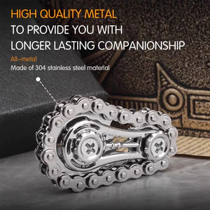 Kim Loại Xe Đạp Dây Xích Bánh Răng Fidgets Spinner Cảm Giác Xe Đạp Dây Xích Bánh Răng Nhẫn Đồ Chơi Quà Tặng Cho Bạn Bè Thành Viên Gia Đình
