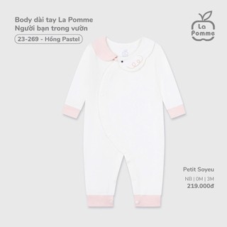 La pomme SS2025 BST La Pomme Người bạn trong vườn - Hồng cho bé T6.0