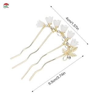 Hợp Kim Nữ Lily Của Chuông Lược Tóc Phong Cách Đơn Giản Tính Khí Bền Lược Tóc Cho Tóc DIY Phụ Kiện Tạo Kiểu Tóc