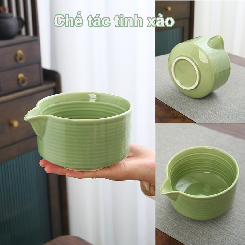 Bộ Chổi Tre Tự Nhiên Đánh Matcha, Kèm Bát & Phới, Hộp Sang Trọng, Quà Tặng Sành Điệu