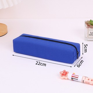 Túi đựng bút màu trơn hình bát giác Hộp văn phòng phẩm đơn giản Hộp đựng bút chì dung tích lớn Túi lưu trữ di động Màng chống thấm bên trong Túi đựng bút chì vải Oxford Thích hợp cho học sinh