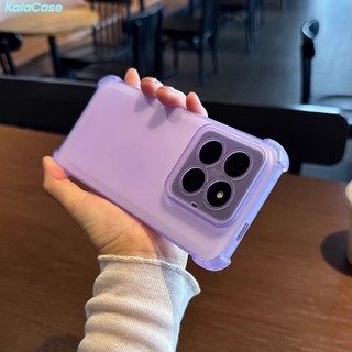 Dành Cho Xiaomi 17 15T 15S 14T Pro Max Poco C85 C71 F7 Civi 5 Pro Ultra M7 5G Vỏ Điện Thoại Đơn Giản Dopamine Kẹo Màu Trơn Mờ Chống Sốc Trong Suốt Vỏ