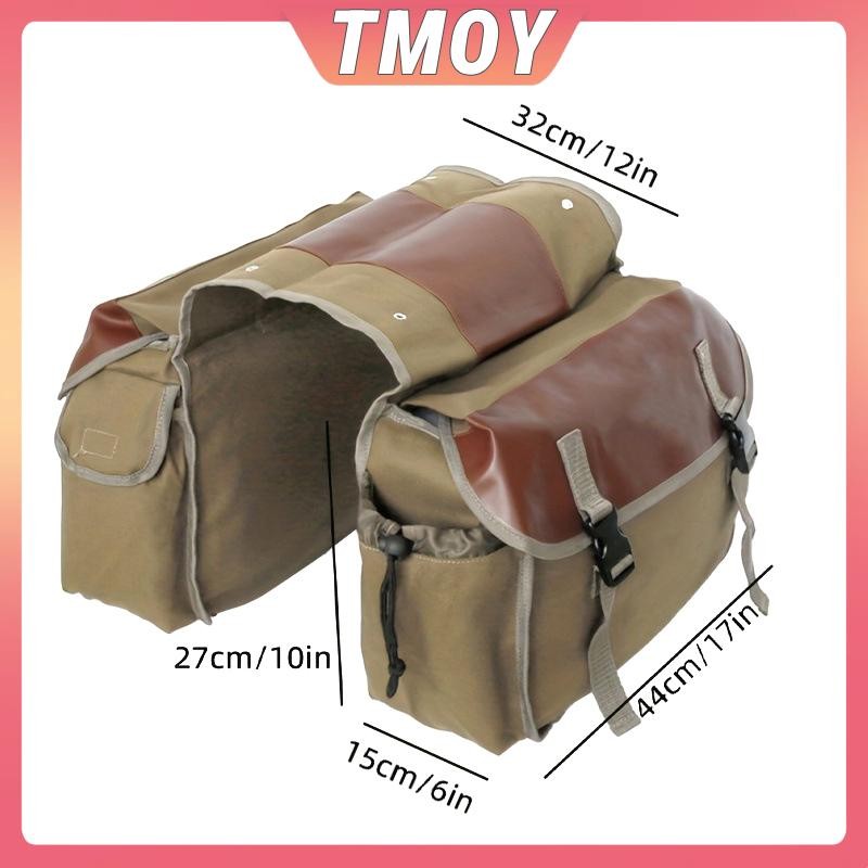 TMOY Túi Xe Máy Dung Tích Lớn Đi Xe Máy Vải Du Lịch Chống Thấm Nước Panniers Hộp Dụng Cụ Bên Túi Túi Dành Cho Xe Máy TMOY