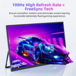 GOOJODOQ Màn hình mở rộng  Màn hình 14 / 15.6 / 16 / 18.5 inch Màn hình IPS góc rộng 1080P FHD Hình ảnh sống động Siêu mỏng & Thiết kế di động — ảnh 2