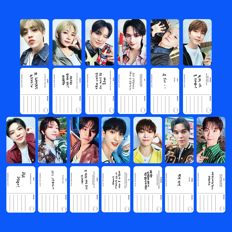 9-13 Chiếc SEVENTEEN SPILLES Shohikigen Lomo Cards SPILLES Photocards S.Coups JEONGHAN HOSHI WONWOO WOZI DK MINGYU The8 Dino SEUNGKWAN JOSHUA JUN VERN Bưu Thiếp