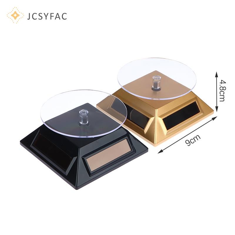 Jcsyfac Kệ và đạo cụ trang sức Vòng đồng hồ Giá đỡ màn hình điện thoại Trưng bày năng lượng mặt trời Xoay 360 Bàn xoay Mới