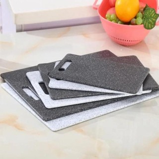 SOULSPACE Thớt PP hai mặt kháng khuẩn, kết cấu đá cẩm thạch, chống trơn trượt, cấp thực phẩm, an toàn máy rửa bát