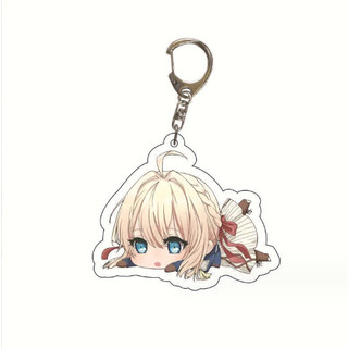Móc Khóa acrylic Hình Nhân Vật anime violet evergarden Độc Đáo
