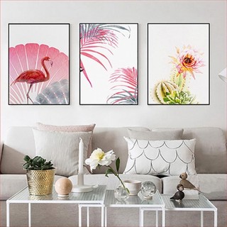 Tranh gỗ treo tường phong cách Bắc Âu đẹp, tranh thiên nhiên đàn hươu, tranh bộ 3 tấm treo tường phòng khách