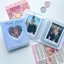 Giá đỡ Photocard NORDICLIFE, Mini 3 Inch với 36 túi Album thẻ tình yêu, PVC rỗng Trái tim tình yêu Photocard Chất kết dính sưu tập lưu trữ