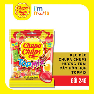 Combo 10 gói Kẹo dẻo Chupa Chups 24g đủ vị Alpenliebe Cầu vồng Sour Bites
