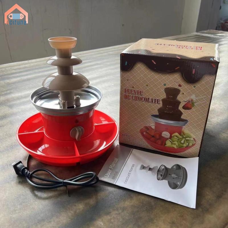 Máy sô cô la 3 tầng tiện lợi cho lễ kỷ niệm ngày lễ cưới