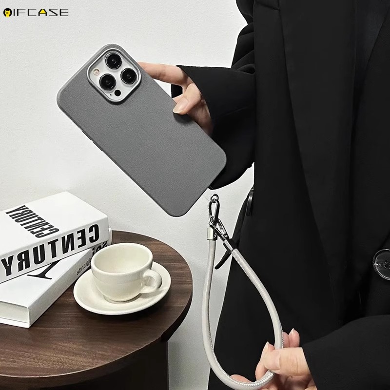 Dành Cho Xiaomi Poco X8 F8 Ultra M8 M7 Plus X7 Pro Max F7 Ultra F6 M4 Pro 5G 4G Vỏ Điện Thoại Họa Tiết Da Có Dây Buộc Kinh Doanh Đơn Giản Màu Nâu Đen Vỏ Mềm