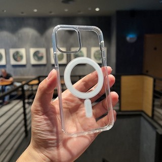 Ốp iphone 16 11 14 15 pro max x xr xs xsmax 7 8 plus 12 13 promax từ tính hỗ trợ sạc không dây, lưng trong suốt chống ố