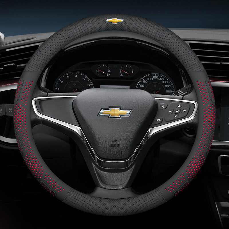 Bọc vô lăng ô tô siêu mỏng, da siêu mỏng chống trượt và thấm mồ hôi cho Chevrolet Cruze Spark Trailblazer Sail Aveo Tracker Malibu Tahoe Camaro Suburban ﻿ Xe hơi