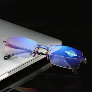 Kính đọc sách siêu nhẹ với đèn xanh chặn tia UV, phù hợp cho người cao tuổi nam nữ