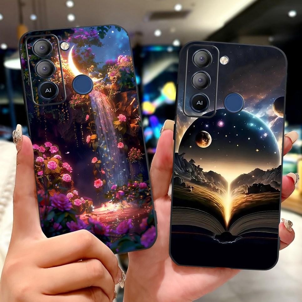 Dành Cho Tecno Pop 5 LTE BD4 BD4i BD4a / Pop 5 BD1 BD2 BD3 Ốp điện thoại Rồng Bướm Hoa Thời Trang Ốp điện thoại Silicon Mềm Trong Suốt