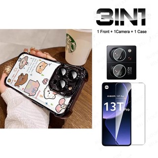 3 In1 Động Vật Dễ Thương Dành Cho Redmi 13X A5 10 10C 12 12C 13C 14C Vỏ Điện Thoại Mềm Chống Rơi Vỏ Bảo Vệ Dễ Thương