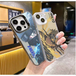 Ốp Điện Thoại Anime Naruto Cho Samsung Galaxy S25 S24 S23 Ultra S24FE S23FE S20FE Ốp Lưng Sasuke Obito Hatake Kakashi Xu Hướng Thương Hiệu Cool Laser IMD Matte Hard