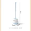 Cây cọ vs bồn cầu kèm giá cắm treo tường hình chim cánh cụt 45x13.4cm