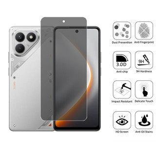 Kính cường lực chống gián điệp Tecno Pova 7 4G 2 trong 1 Bảo vệ màn hình riêng tư cho Tecno Pova 6 5 Pro Neo Ultra 4G 5G có màng ống kính máy ảnh