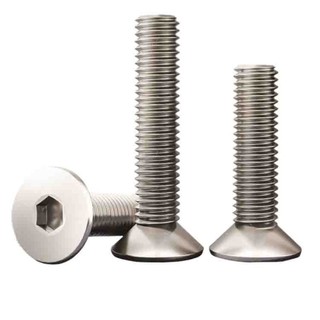 ((LXY) Vít Bulông đầu chỏm cầu , bulong  đầu bằng mạ niken，Bu Lông Đầu Lục Giác Dẹp Siêu Mỏng Bằng，Ốc vít  đầu lục giác dẹp mỏng phẳng M6 / M8 / M10 / M12 * L: 8-100mm (RM-VN-1)