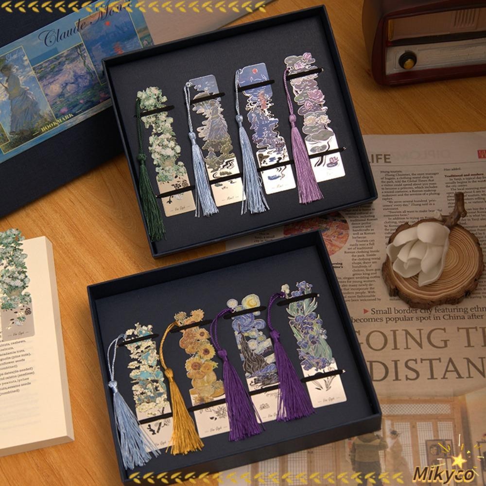 Mkyco Metal Bookmark, Kim Loại Tranh Sơn Dầu Phong Cách Rỗng Bookmark ...