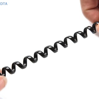 [Dta] 6.5FT Đen Điện Thoại Điện Thoại Điện Thoại Dây Nối Dài Dây Xoăn Dây Cáp PO