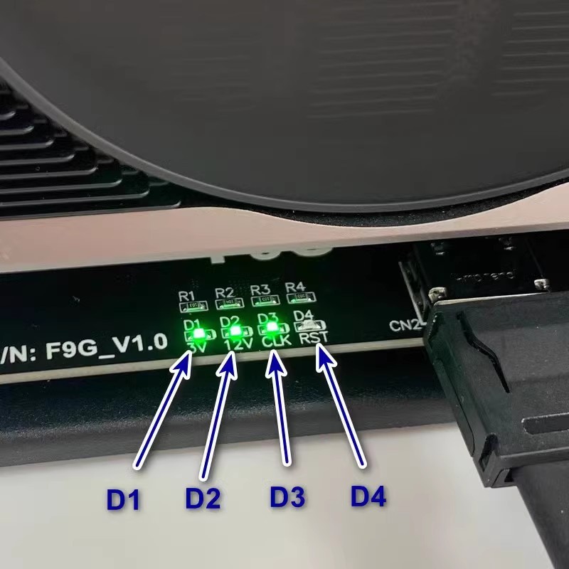 ADT-Link F9G PCI-E 4.0 X4 OcuLink Card Đồ Họa Bên Ngoài Docking Station Cho M.2 NVME Sang SFF-8612 OcuLink eGPU Adapter Card
