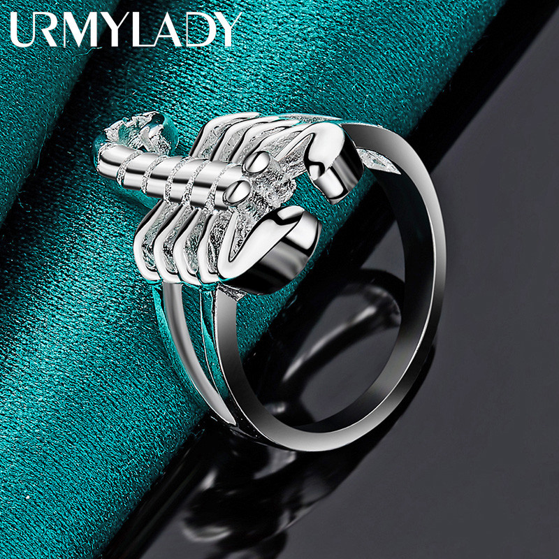 URMYLADY Bạc 925 Bọ Cạp 7-10 # Nhẫn Nữ Cưới Đính Hôn Trang Sức Thời Trang