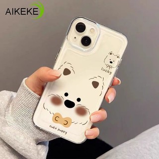 Ốp Điện Thoại Con Chó Con Dễ Thương Đơn Giản Cho Redmi Note 13 12 Pro Plus 4G 5G 12 Turbo Pro 12T 11 11T 11E 10 8 7 Pro 12R Note 9s 9 Pro Max Vỏ Mềm Trong Suốt Chống Rơi