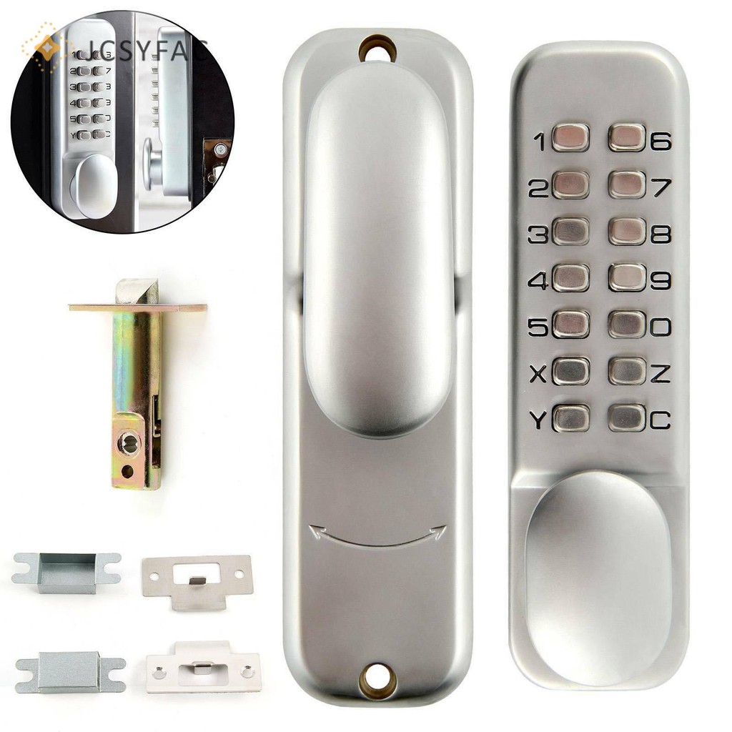 Khóa cửa kỹ thuật số cơ khí JCSYFAC Nút nhấn Khóa mật khẩu Kết hợp mã khóa. Mới