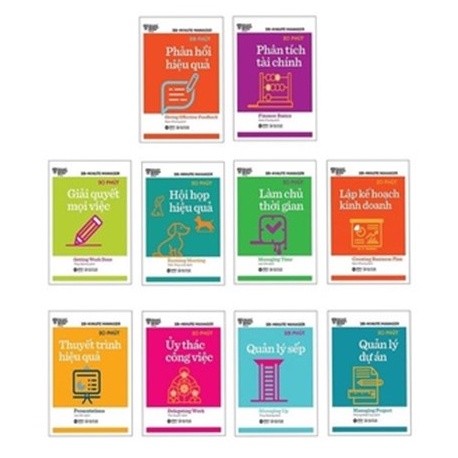Sách - Bộ Sách 20 Minute Manager - HBR 20 Phút (Combo 10 Cuốn Tặng Kèm Boxset Sang Trọng)