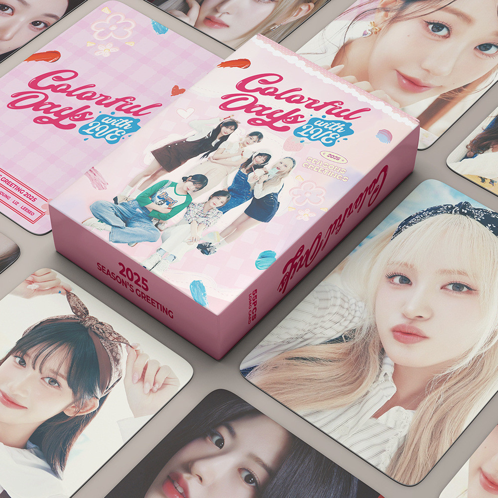 55 chiếc IVE 2025 Những ngày đầy màu sắc MÙA MÙA HỢP Photocards CRUSH HIỂN THỊ Những gì TÔI CÓ World Tour ELEVEN SWITCH DIVE LUCID DREAM Lomo Cards WONYUJIN LIZ LEESEO REI GAEUL Kpop