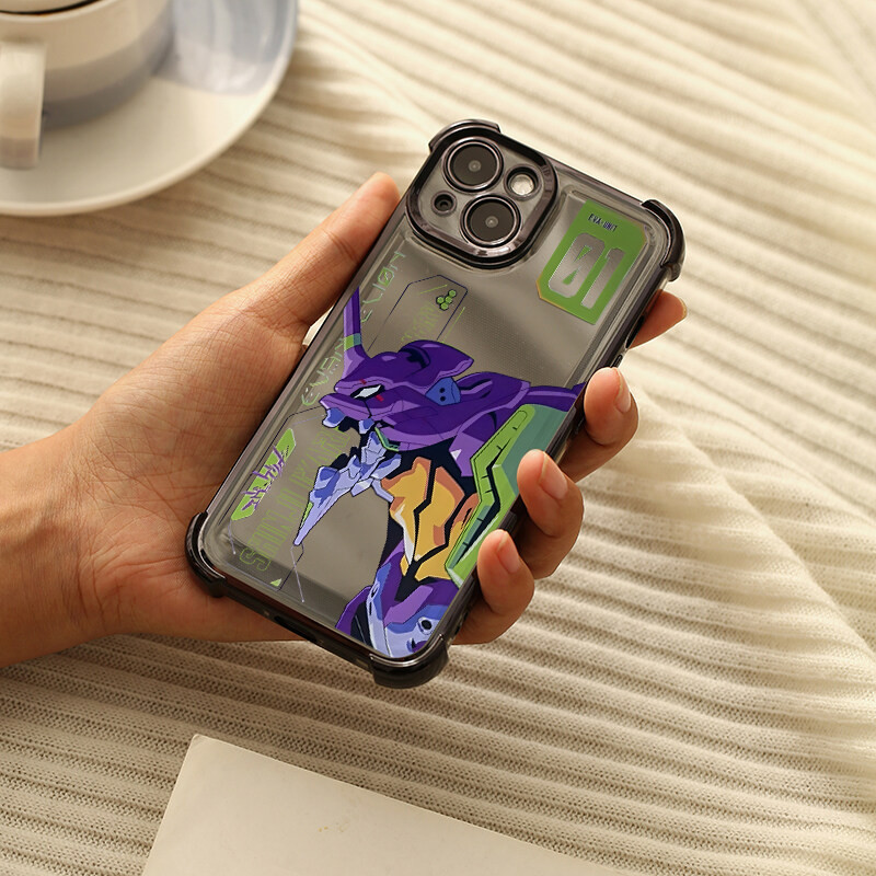 Ốp Điện Thoại Anime Neon Genesis Evangelion Cho Samsung Galaxy A15 A55 A35 A14 A34 A23 A05 A32 A05S A53 A06 A16 A12 A52 A13 A24 A22 A25 A33 Ốp Lưng Mạ Bảo Vệ Camera Silicon