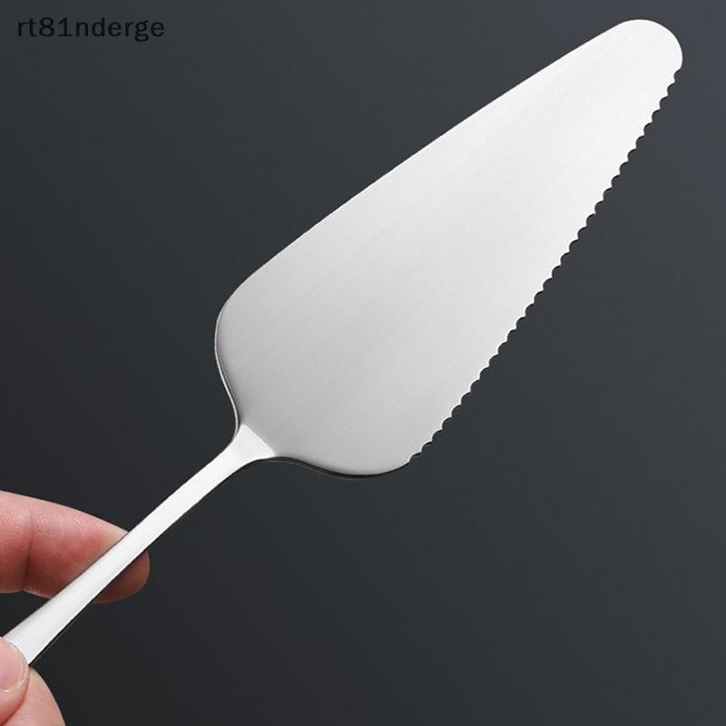 Ge Thép không gỉ có răng cưa Edge Cake Server de Cutter Pie Pizza Server Cake Cutter Xẻng Nhà Bếp Nướng Bánh Ngọt Thìa Dụng Cụ n