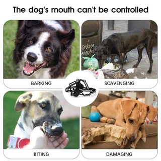 Giỏ thoáng khí Mõm-Dog Mõm có thể điều chỉnh Phản quang Mõm mềm Chống cắn sủa Nhai