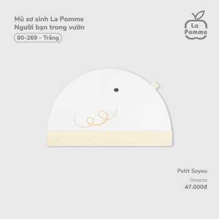 La pomme SS2025 BST La Pomme Người bạn trong vườn -Trắng T6.0