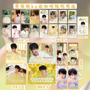 ✨Sản phẩm mới✨Huang Junjie kudi Giấy chứng nhận cà phê Dấu trang Bưu thiếp Niêm phong Nhãn dán kỷ niệm Hàng hóa Bộ sưu tập quà tặng Tự in✨Sự kiện✨