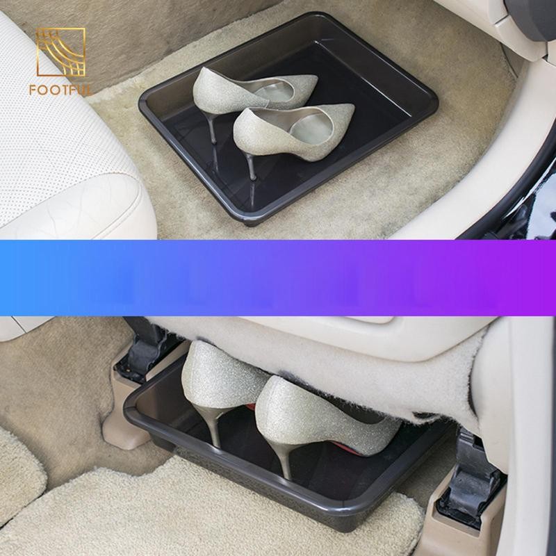 Dưới Ghế Ô Tô Hộp Bảo Quản Ẩn Tổ Chức Khay Ngăn Kéo Thân Cây Tổ Chức Thùng Chứa Đồ Cho Chai SUV Tự Động Tiếp Liệu Cốc