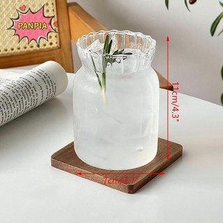 [PNPIA] Cốc Cà Phê Uốn Cốc Latte Thủy Tinh Gia Đình Drinkware Nước ép Sữa Cốc Đơn Giản Trong Suốt Chai Nước Thủy Tinh Cốc Cà Phê VN