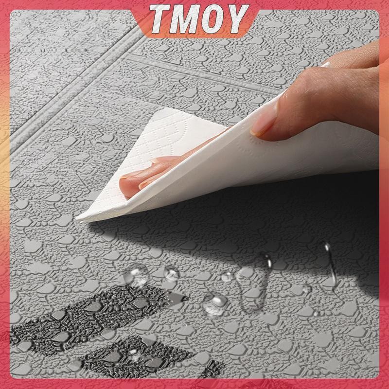 TMOY 1 Thảm tập Yoga có thể gập lại Thân thiện với môi trường Tpe Gấp du lịch Tập thể dục Thể dục hai mặt chống trượt cho Pilates & bài tập trên sàn TMOY