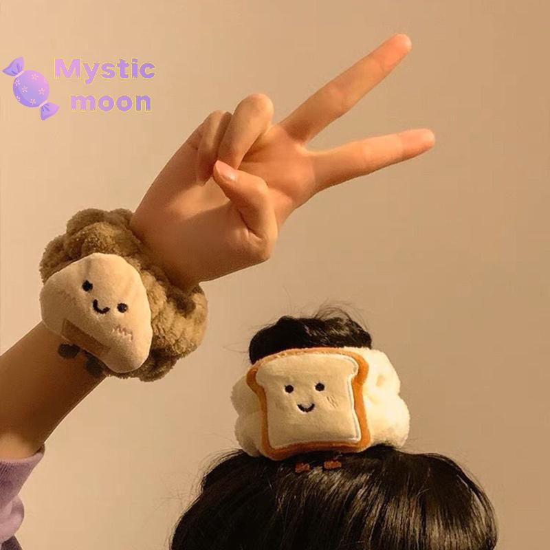 [Mystic] Dây đeo cổ tay Spa để rửa mặt Lông cừu Chăm sóc da Bánh mì nướng Dây buộc tóc Vòng đeo tay dành cho nữ Trang điểm bé gái [Mới]