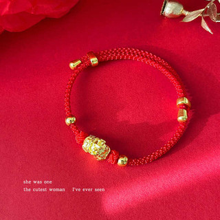 🔥 vòng tay chỉ đỏ may mắn 🔥 DIY Vòng tay đôi có hàng sẵn Năm rắn 2025 vòng tay may mắn vòng chỉ đỏ may mắn Người Lớn Trẻ Em Vintage Dây May Mắn Lắc Tay Quà Tặng ☚Guofeng Năm Mới Dệt Dây Đỏ Vòng Tay Nữ Túi May Mắn Thỏi Vòng Tay✱