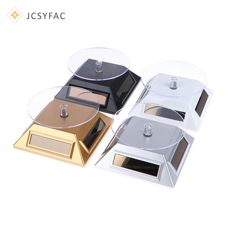 Jcsyfac Kệ và đạo cụ trang sức Vòng đồng hồ Giá đỡ màn hình điện thoại Trưng bày năng lượng mặt trời Xoay 360 Bàn xoay Mới